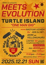 TURTLE ISLAND「MEETS★EVOLUTION」フライヤー