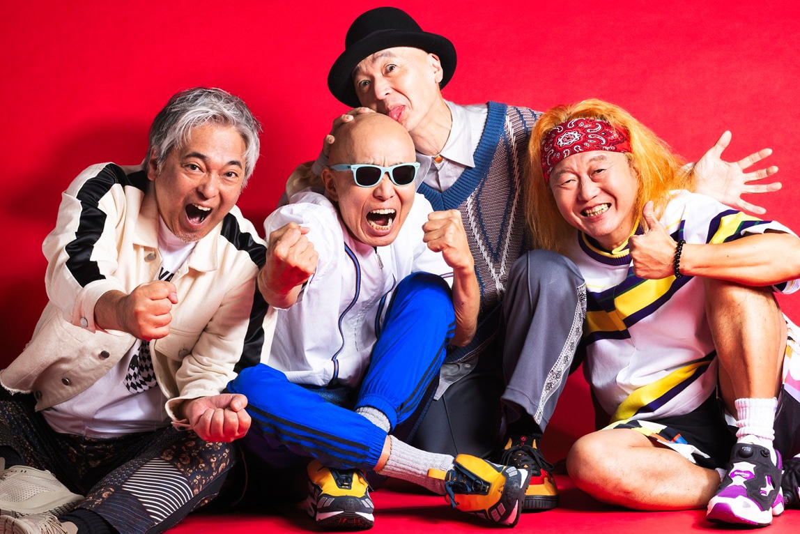 爆風スランプの新アーティスト写真。