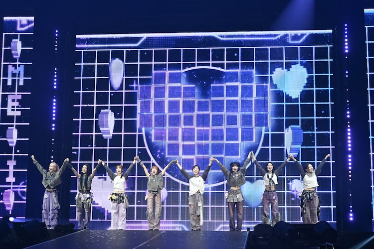 「2025 ME:I 1ST ARENA LIVE TOUR "THIS IS ME:I" ENCORE IN TOKYO」の様子。
