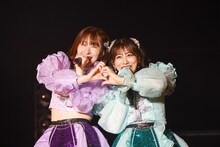 大黒柚姫と坂本遥奈。（撮影：笹森健一）