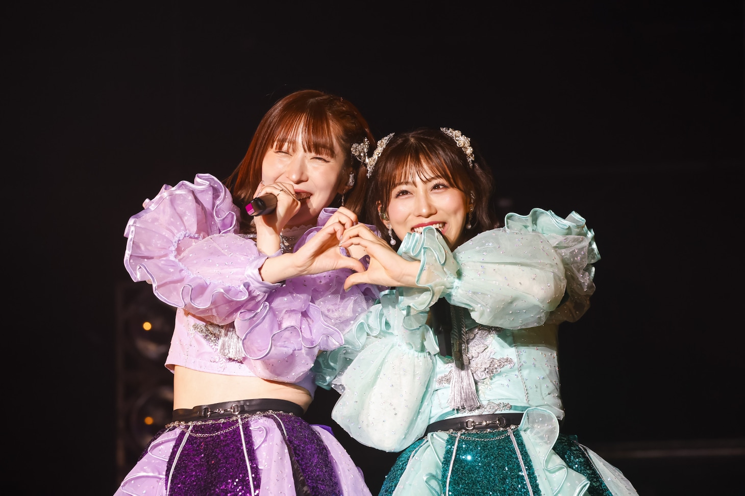 大黒柚姫と坂本遥奈。（撮影：笹森健一）