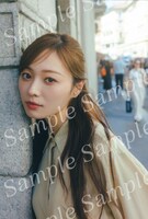 梅澤美波（乃木坂46）2nd写真集「透明な覚悟」特典ポストカード。（ブックファースト）（撮影：東京祐）