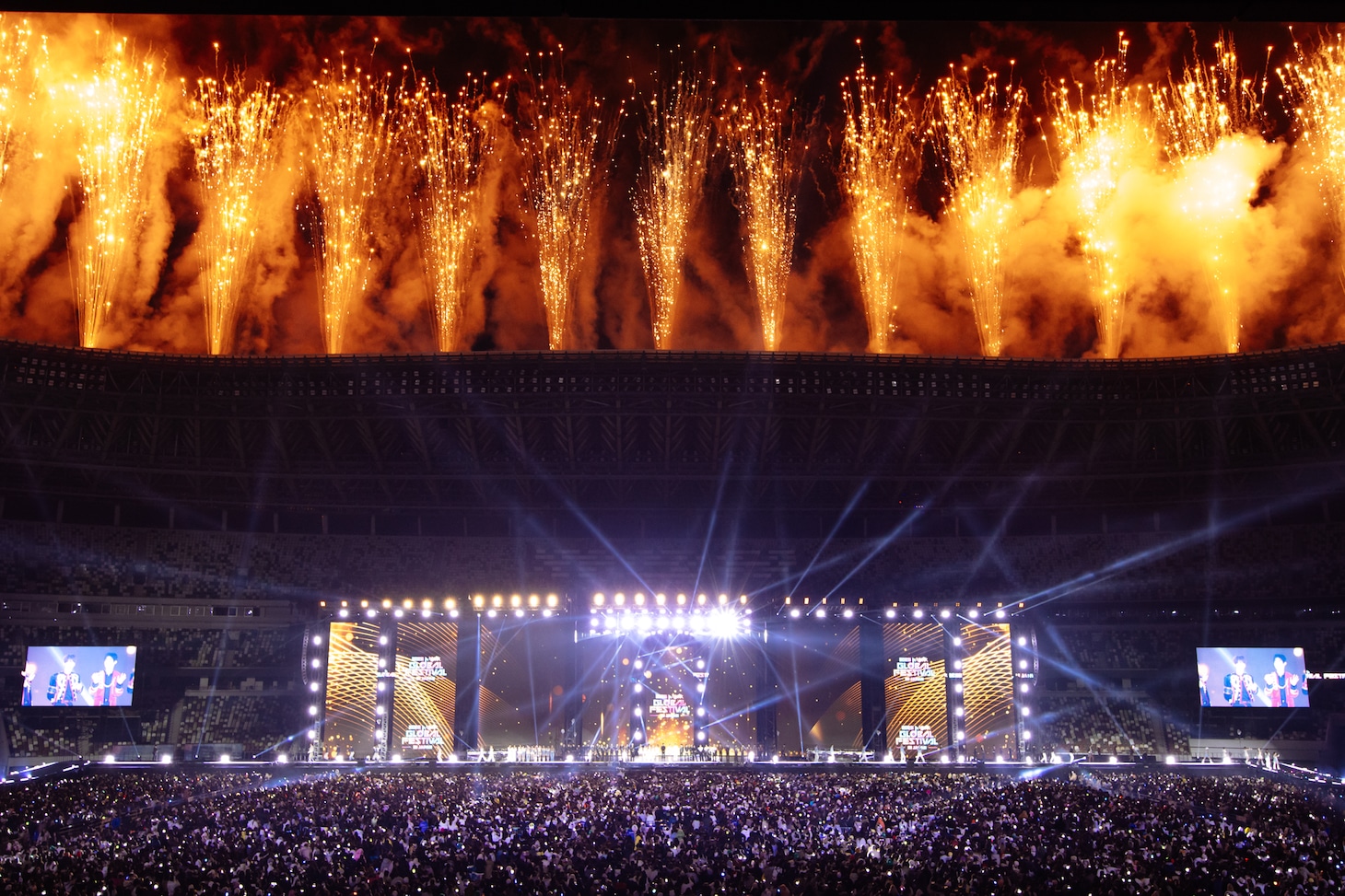 「MUSIC BANK GLOBAL FESTIVAL IN JAPAN」の様子。