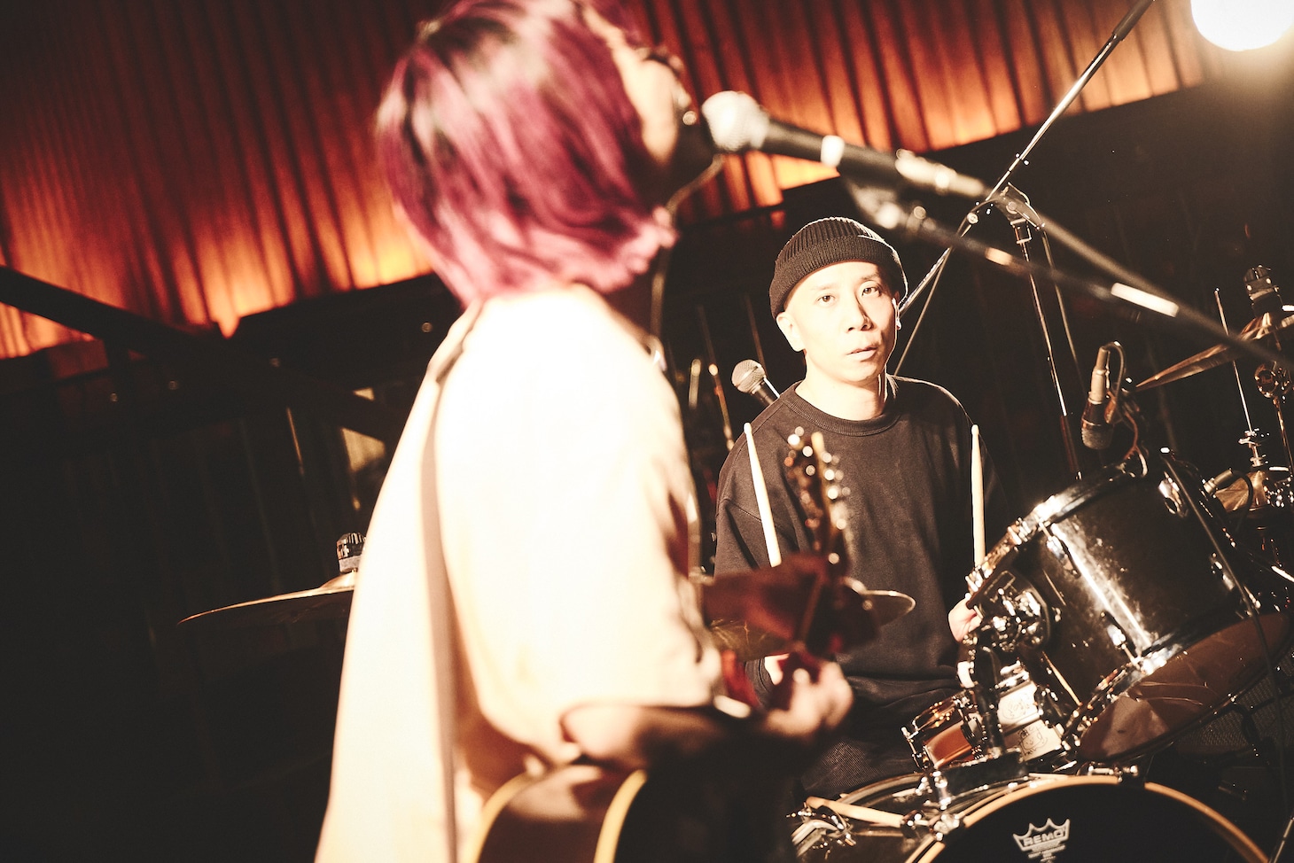 鈴木実貴子（Vo, G）（撮影：上保昴大）