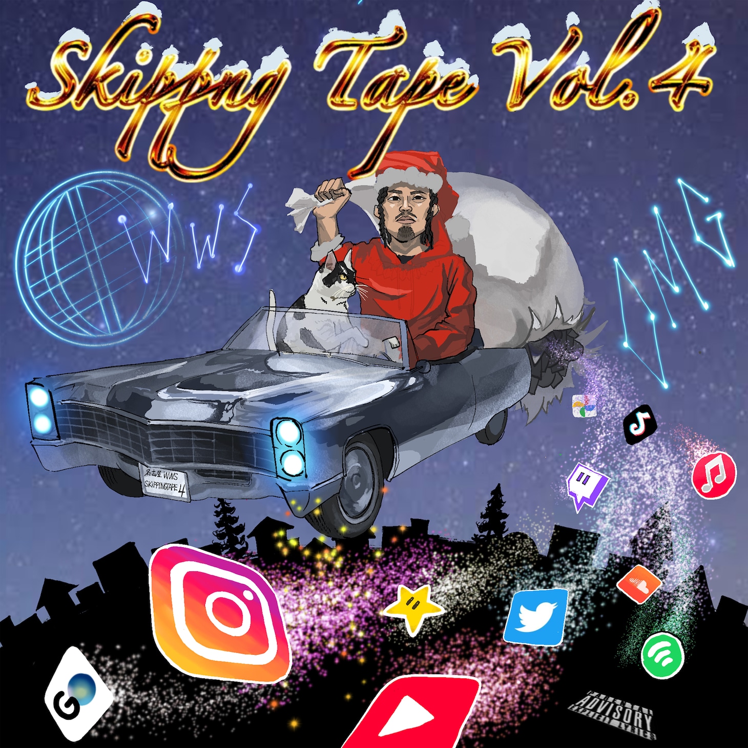 Worldwide Skippa「Skipping Tape Vol.4」配信ジャケット