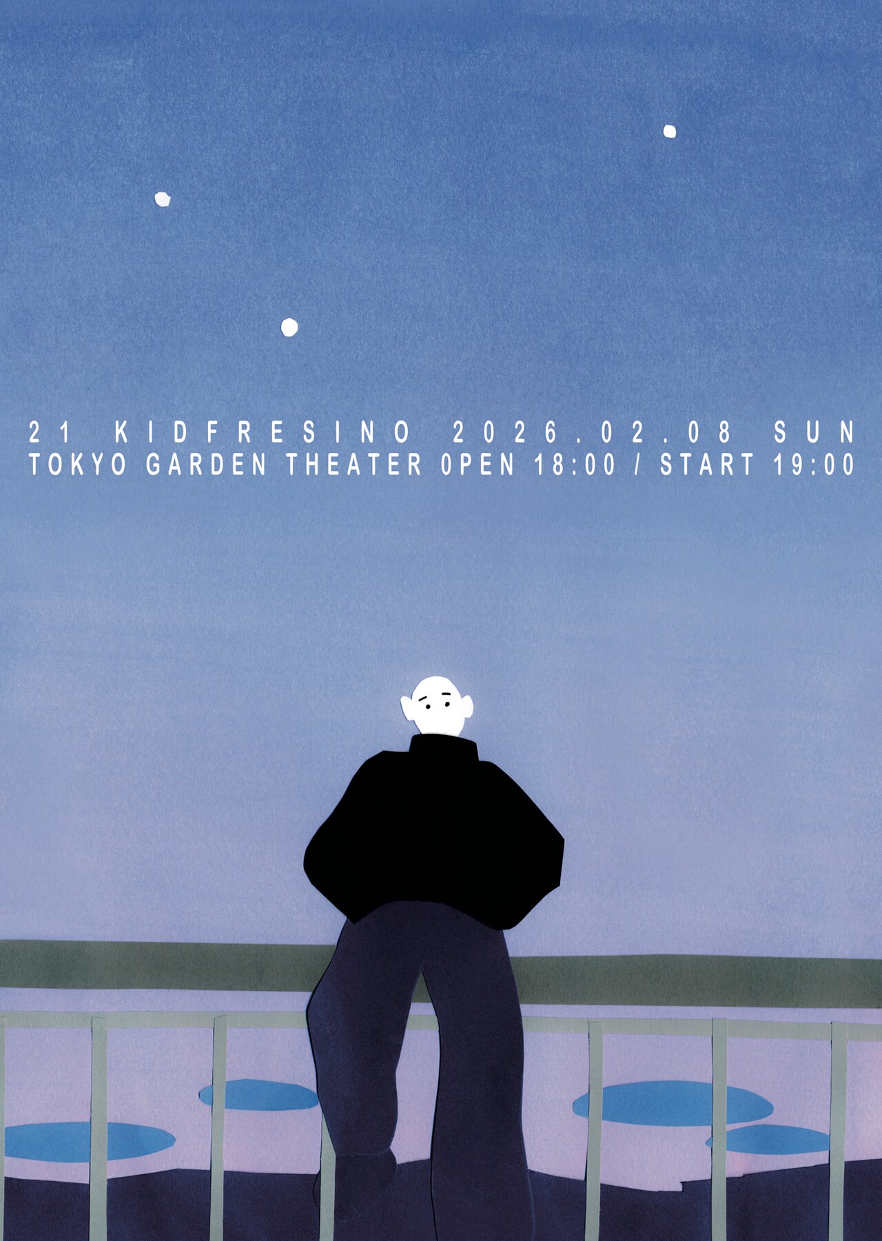 KID FRESINO「21」フライヤー - KID FRESINOが電気グルーヴの楽曲を