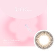 「WAVE ワンデー UV リング plus フラワーコレクション ポピーベール」ビジュアル