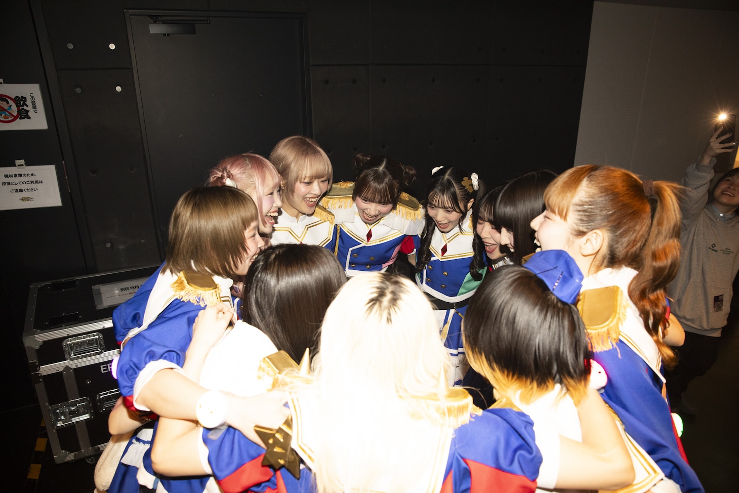 開演前のGANG PARADE。（撮影：外林健太）