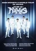 「2026 MONSTA X WORLD TOUR [THE X : NEXUS] IN JAPAN」告知ビジュアル