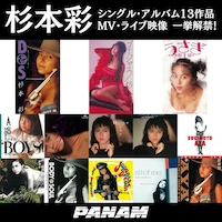 「杉本彩シングル・アルバム13作品、MV、ライブ映像一挙解禁」告知ビジュアル