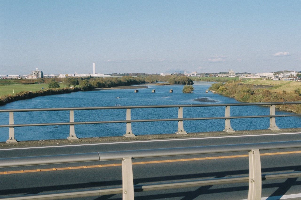 流山橋から見た江戸川。