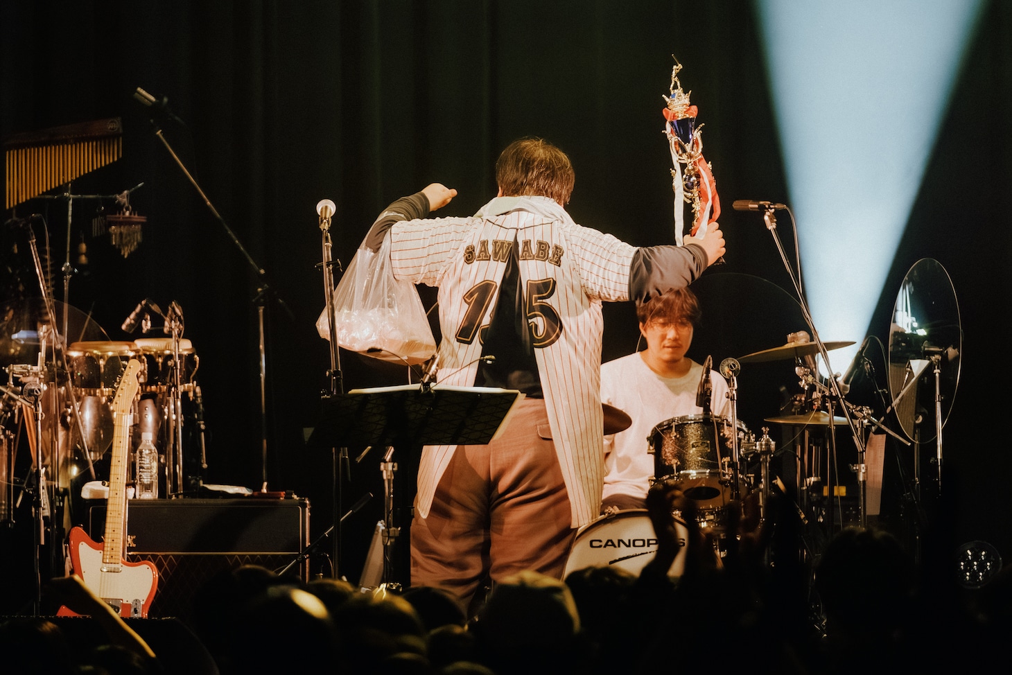 優勝した澤部渡（Vo, G）。（Photo by Daiki Miura）