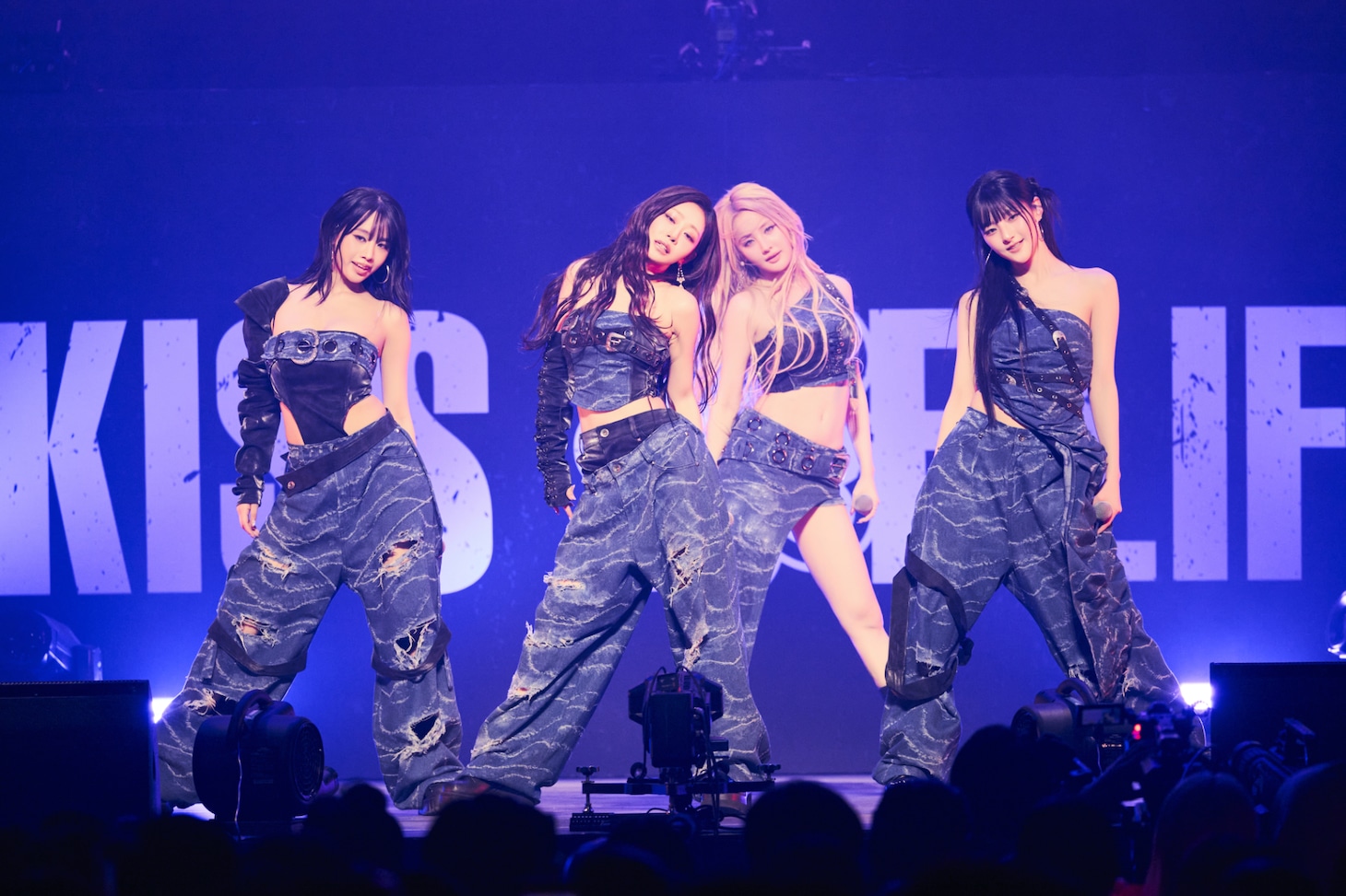 KISS OF LIFE「KISS OF LIFE Japan Debut Tour [Lucky Day] 」公演の様子。