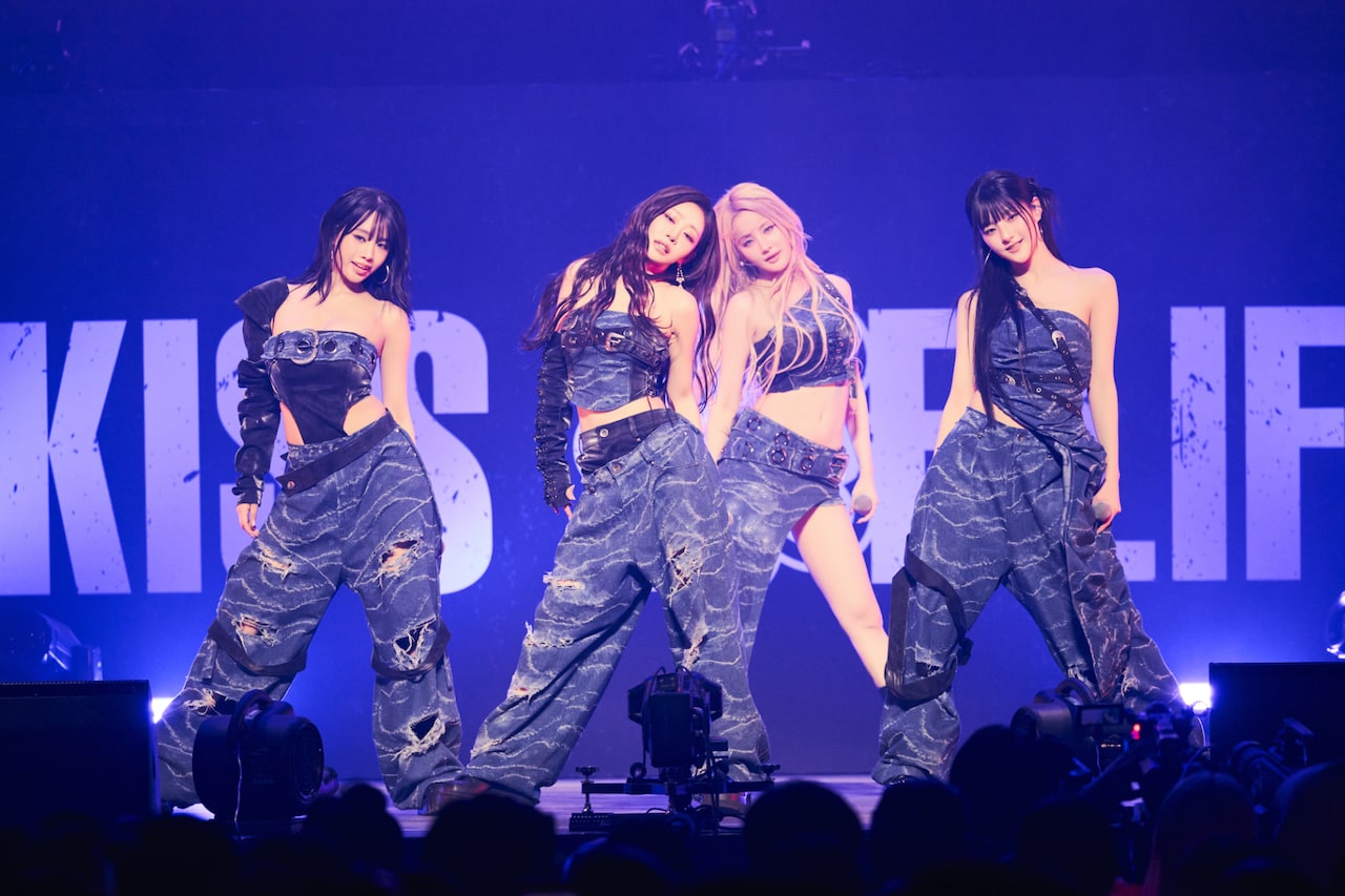 KISS OF LIFE「KISS OF LIFE Japan Debut Tour [Lucky Day] 」公演の様子。