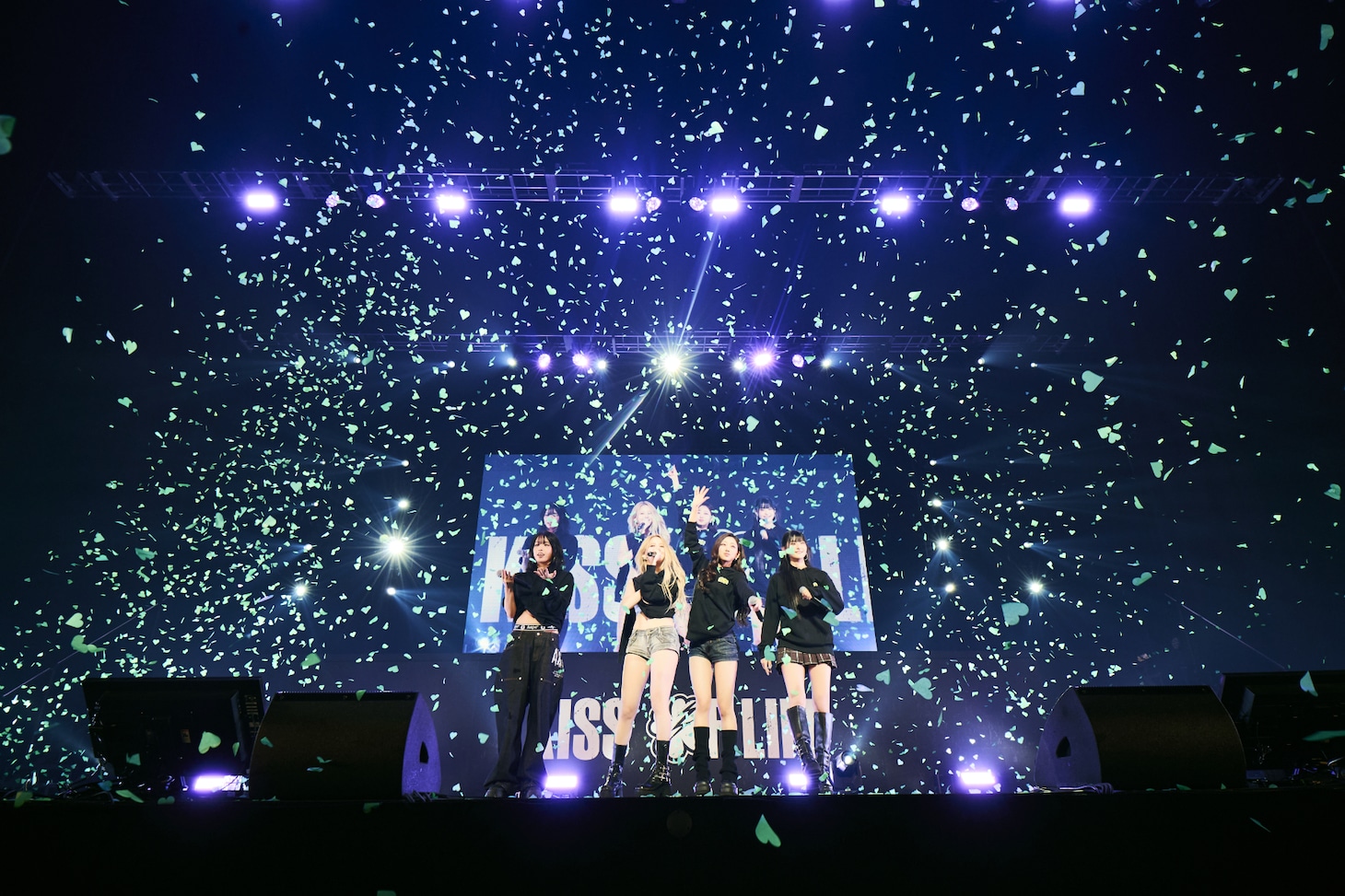 KISS OF LIFE「KISS OF LIFE Japan Debut Tour [Lucky Day] 」公演の様子。