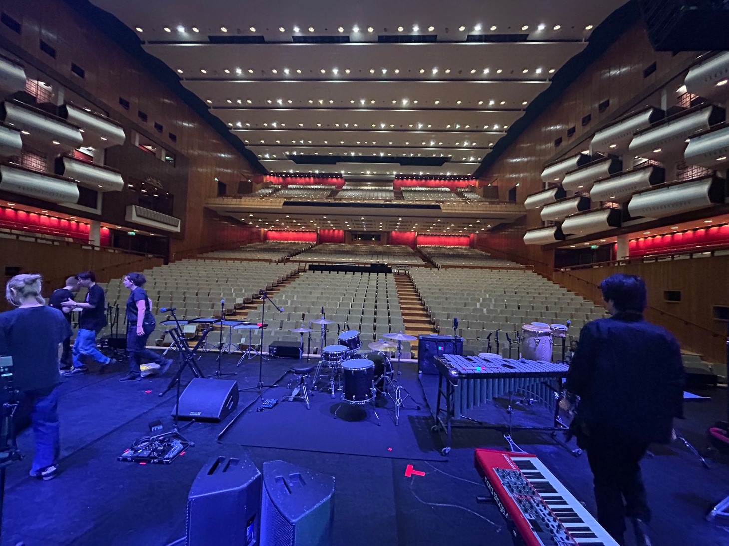 福原が細野晴臣のロンドン公演で撮影した1枚。