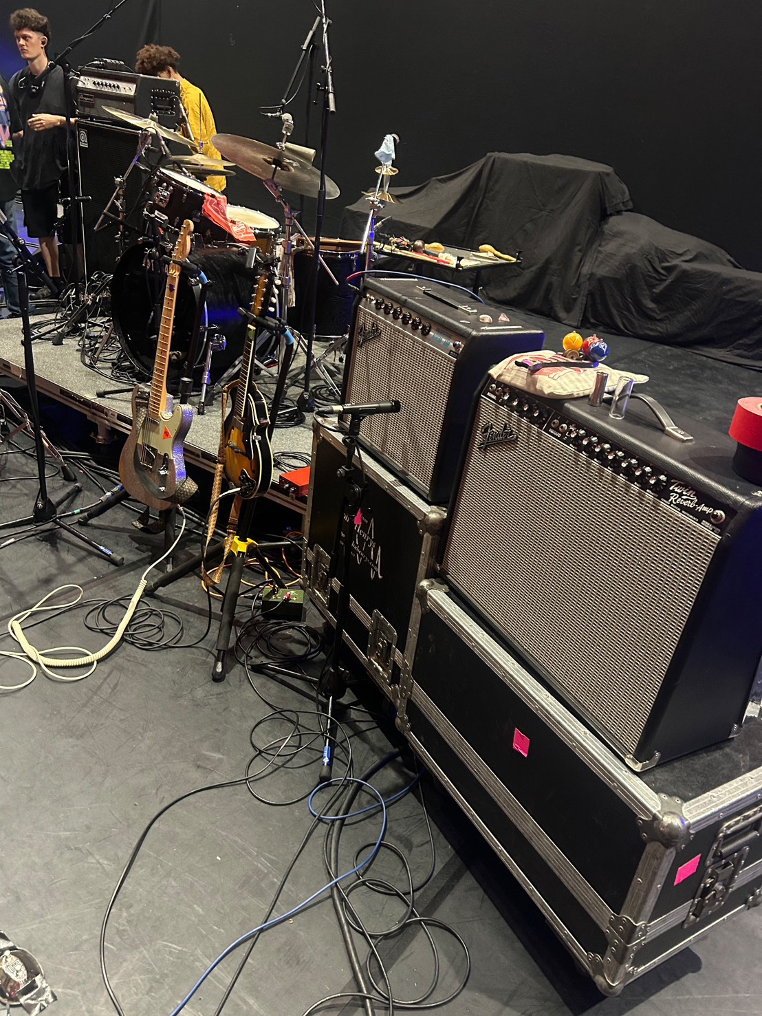 福原が細野晴臣のロンドン公演で撮影した1枚。