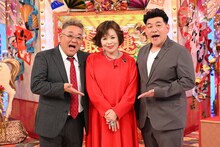 サンドウィッチマンと上沼恵美子。©読売テレビ