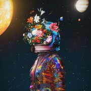 山嵐「スペースフラワー」ジャケット