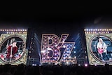 「B'z LIVE-GYM 2025 -FYOP-」東京ドーム公演の様子。
