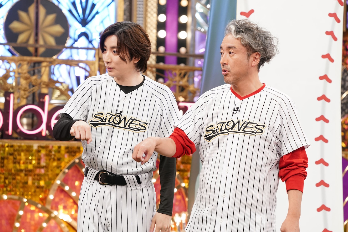 京本大我とムロツヨシ。©︎日本テレビ