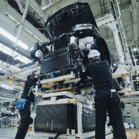 トヨタ自動車の工場。