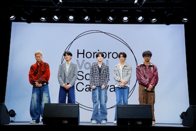 左からkiichi、髙橋理央、岩坪優真、小林真央哉、黒澤洵太。（撮影：近藤宏一）