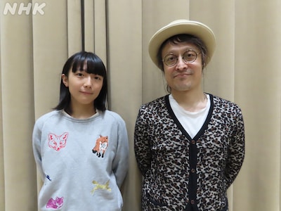 井上園子と高田漣。©NHK