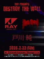 「RAY presents 『Destroy the Wall』」告知ビジュアル