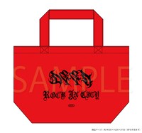 DEEN「ROCK IN CITY ～band covers only～」特典ランチトートバッグのデザイン。