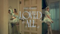戦慄かなの「LOVED ALL」ミュージックビデオのサムネイル。