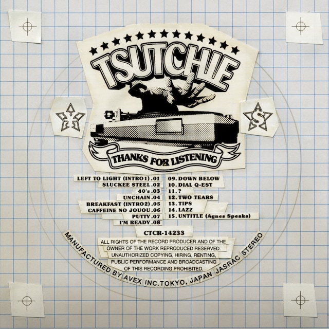 TSUTCHIE「THANKS FOR LISTENING」ジャケット