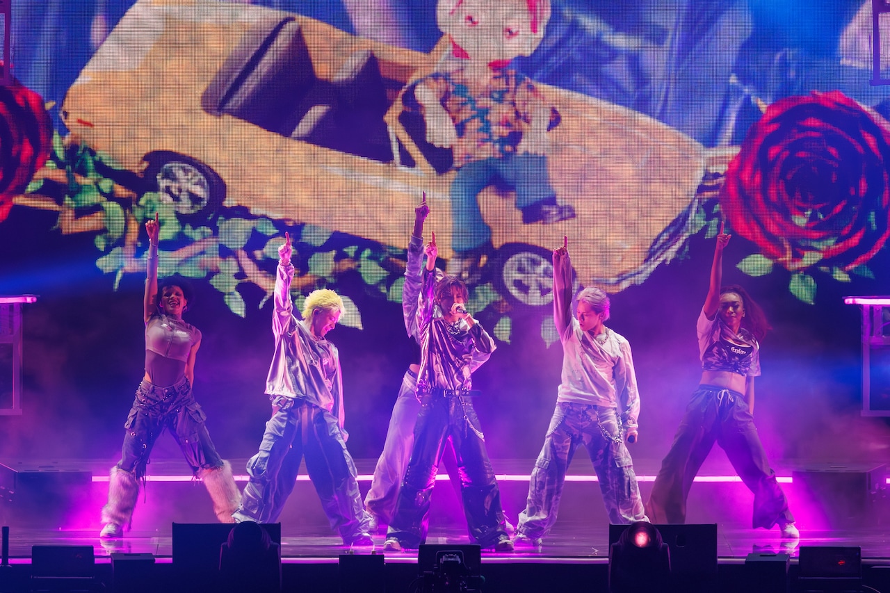 「Number_i LIVE TOUR 2025 No.II」の様子。