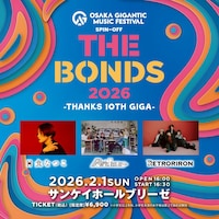 「OSAKA GIGANTIC MUSIC FESTIVAL SPIN-OFF THE BONDS 2026 -THANKS 10TH GIGA-」告知ビジュアル