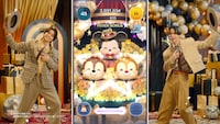 King & Princeが出演する新CM「LINE: Disney Tsum Tsum 12 周年 ANNIVERSARY」編より。