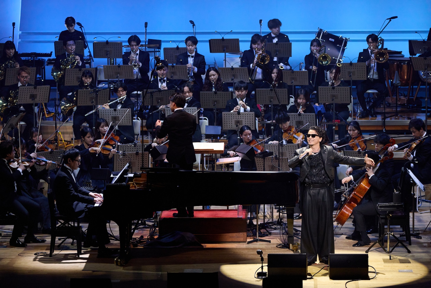 「billboard classics『KREVA Premium Orchestra Concert』～produced by 武部聡志」の様子。（撮影：石阪大輔）