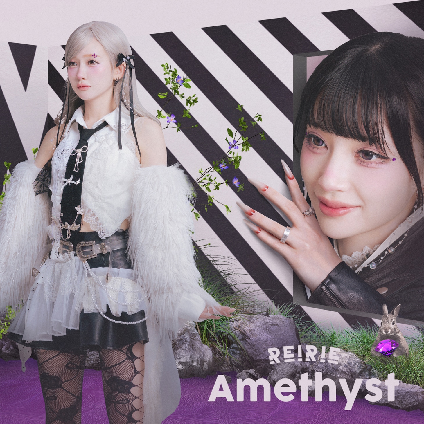 REIRIE「Amethyst」RIE盤Blu-rayジャケット