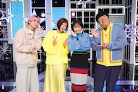 「サクサクヒムヒム ☆推しの降る音楽祭☆」絢香パートの様子。“おしつじさん”は大原櫻子。