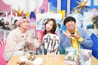 「サクサクヒムヒム ☆推しの降る音楽祭☆」ILLITパートの様子。“おしつじさん”は森口博子、よぬそんい。