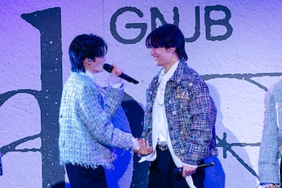 杢代和人と桜木雅哉。（Photo by Hanna TAKAHASHI）