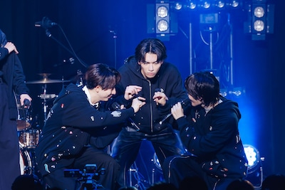 左から長野凌大、武藤潤、小泉光咲。（Photo by Hanna TAKAHASHI）