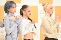 左からJISOO、YURI、MAHINA。