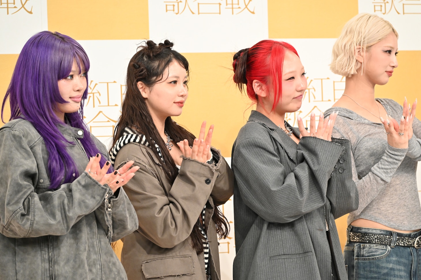 左からNAOKO、KOHARU、CHIKA、MOMOKA。