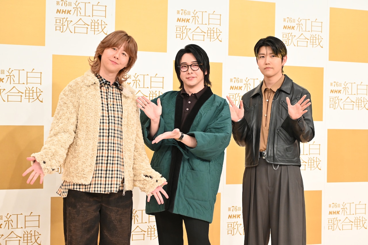 Mrs. GREEN APPLE、初の紅白大トリに「大きすぎますけど楽しみたい」今年の漢字は「初・逢・駆」その意味は