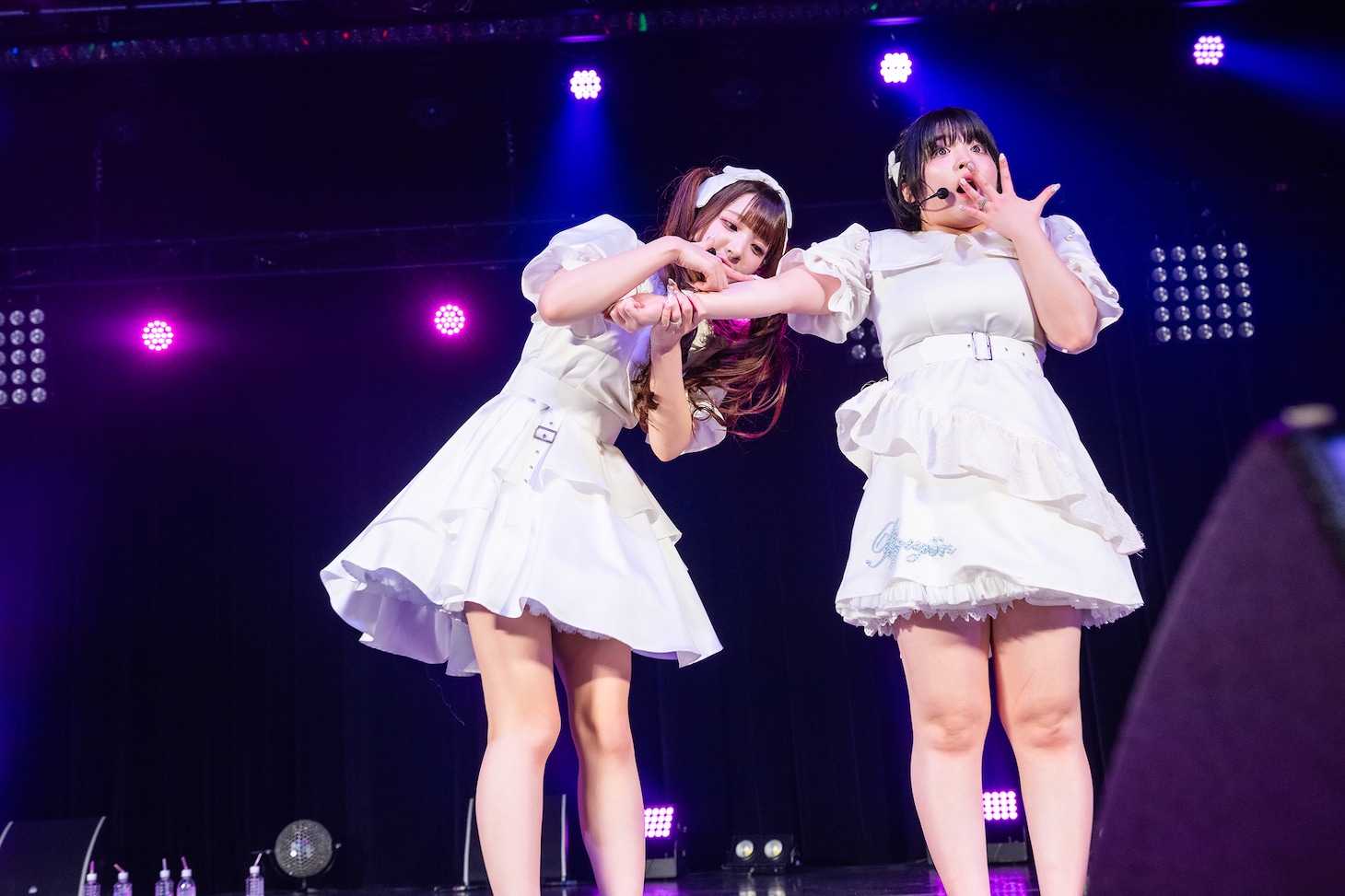 清ゆな（左）と清凪（右）。