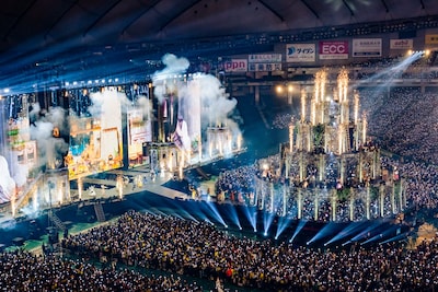 「Mrs. GREEN APPLE DOME TOUR 2025 “BABEL no TOH”」東京・東京ドーム公演の様子。（撮影：田中聖太郎写真事務所）