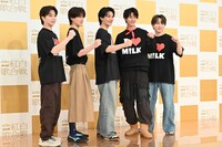 フォトセッションに応じるM!LK。