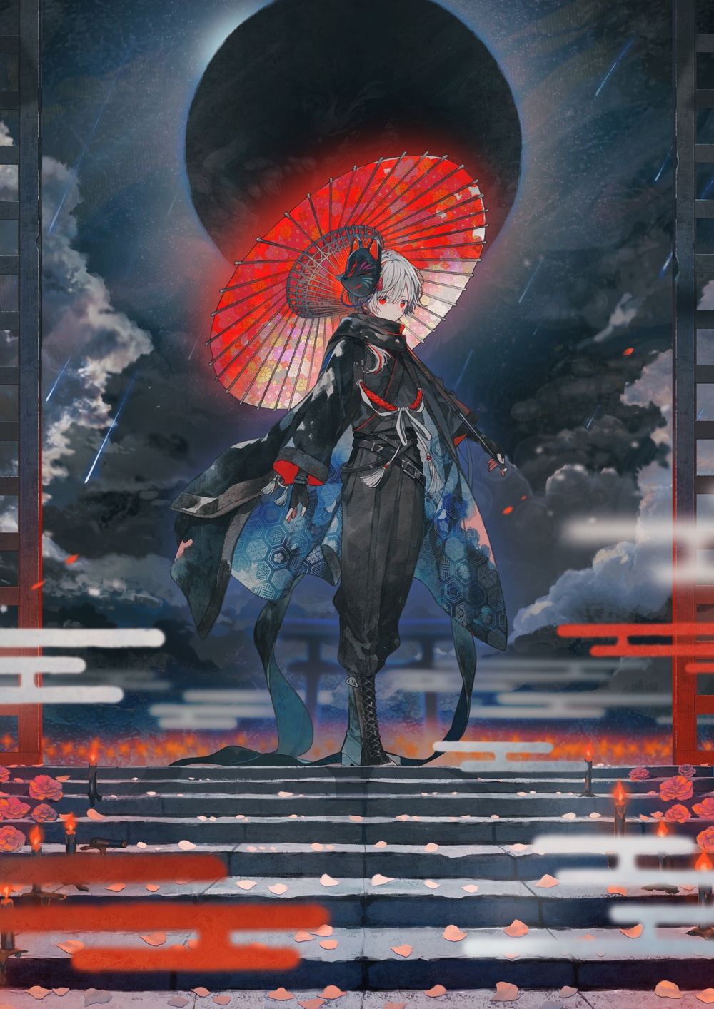 まふまふの15周年イラスト。