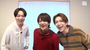 ACEesの作間龍斗、浮所飛貴、深田竜生。©TBS