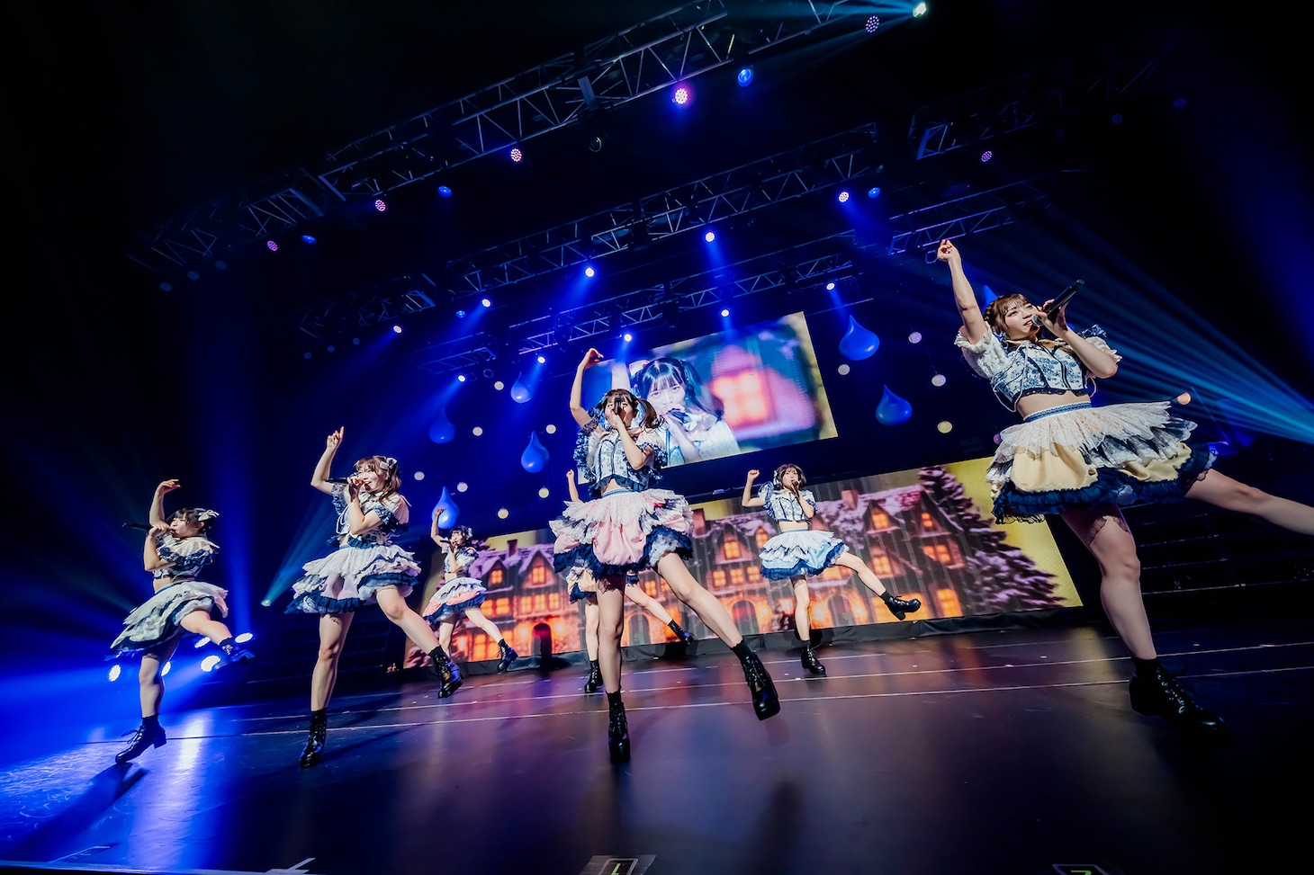 「なみだ色の消しごむ 4thワンマンライブ『この日のなみだは、絶対に消さない。』」の様子。